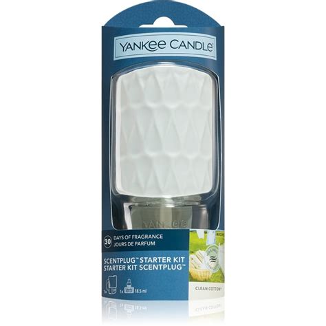 Yankee Candle Clean Cotton Dyfuzor Elektryczny Nape Nienie Szt