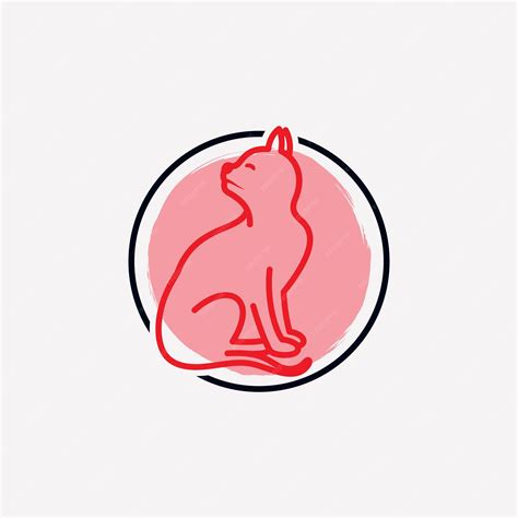 Premium Vector Cat Logo Design Vector Illustration With Creative