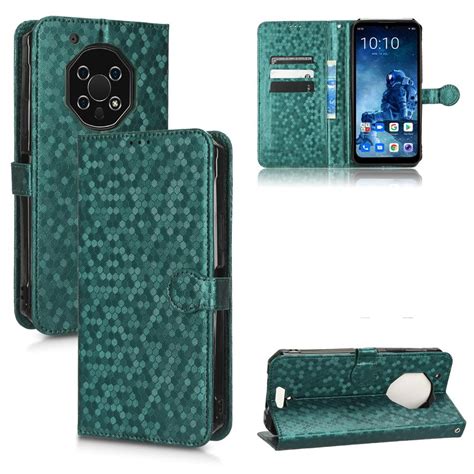 Case For Oukitel WP13 Magnetic Clasp Leather Wallet Cover Geometric