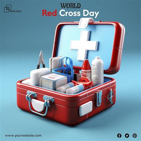 Premium Psd World Red Cross Day And World First Aid Day For Social