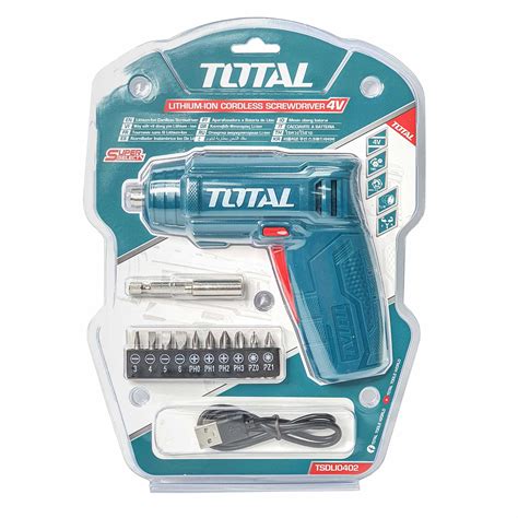 TSDLI0402 Li Ion Cordless Screwdriver TOTAL Tools Malaysia