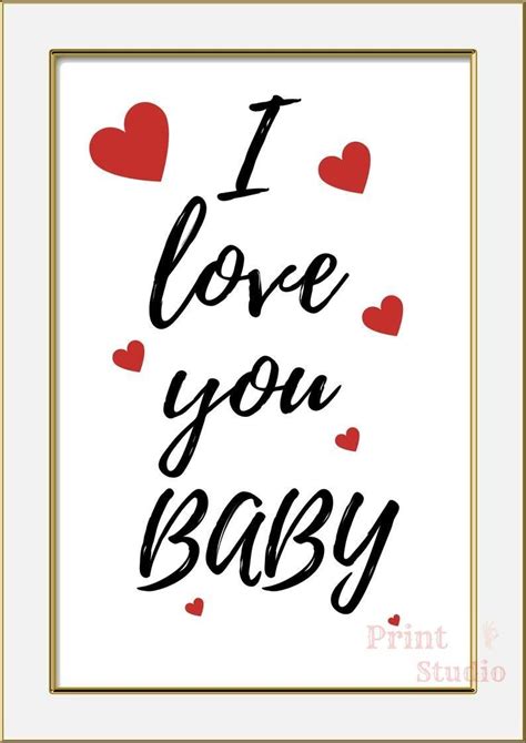 I Love You Baby Svg Baby Png Kids Room Game Room Love For Children