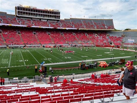 Camp Randall Seating Chart View Elcho Table