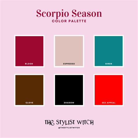 Scorpio Season Glamour Guide The Stylist Witch