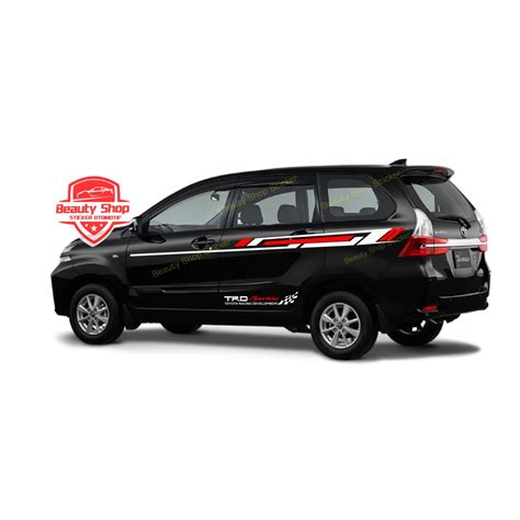 Toyota Trd Sportivo Avanza Car Sticker Sticker Innova Fortuner Stripe