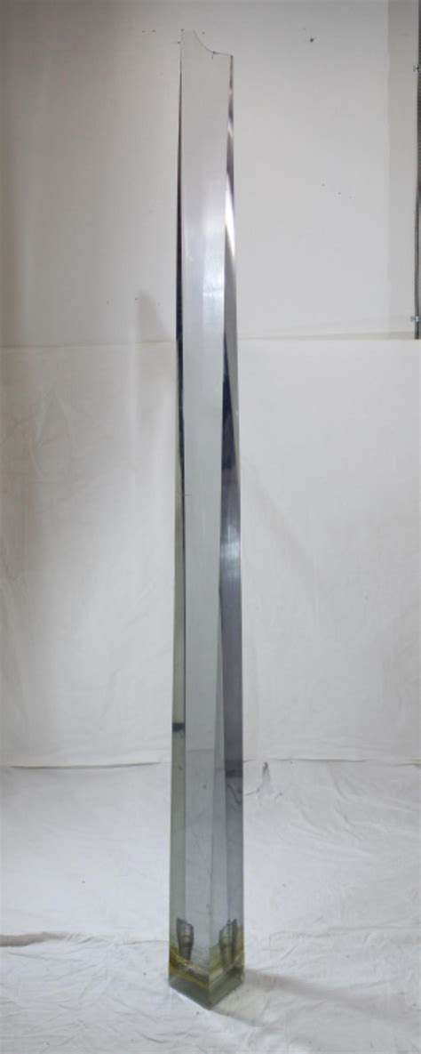 Sold Price Robert Irwin Style Acrylic Column Sculpture Invalid Date Pst