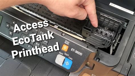 How To Access Printhead In Epson Ecotank Et Printer Youtube