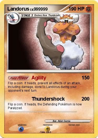 Pokémon Landorus 93 93 - Agility - My Pokemon Card