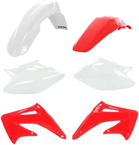 Kit Plastiche Acerbis Honda Crf R Colore Bianco Rosso Versione