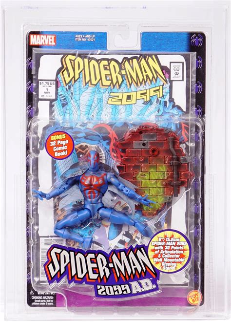 2001 Toy Biz Marvel Spider Man 2099 Carded Action Figure Spider Man