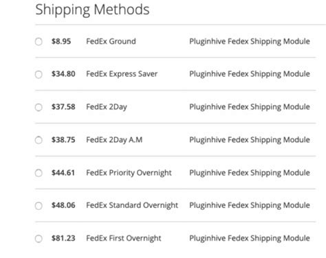 Magento Rates Labels Tracking For FedEx PluginHive