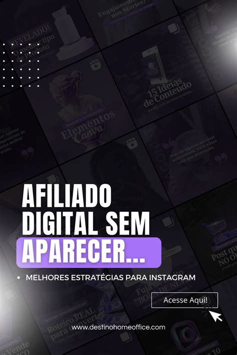 Afiliado Sem Aparecer Melhores Estratégias Vender Online Digital Marketing Marketing