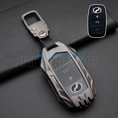 Alloy Remote Car Key Cover Case Fit For Perodua Ativa Alza Axia 2023