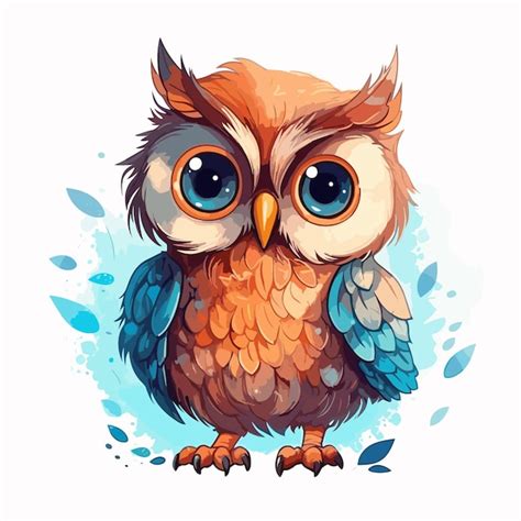 Illustration De Dessin Anim De Hibou Dessin La Main Style Automne