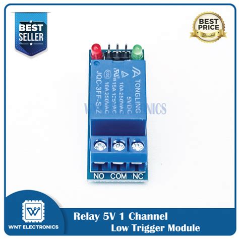 Jual Relay Module 1 Channel 5V Relay Module Low Trigger 5 V Kota