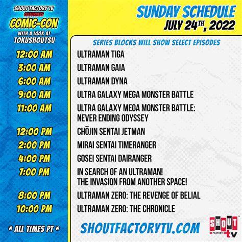 Shout Factory TV On Twitter ShoutTVxComicCon Is Featuring The Best