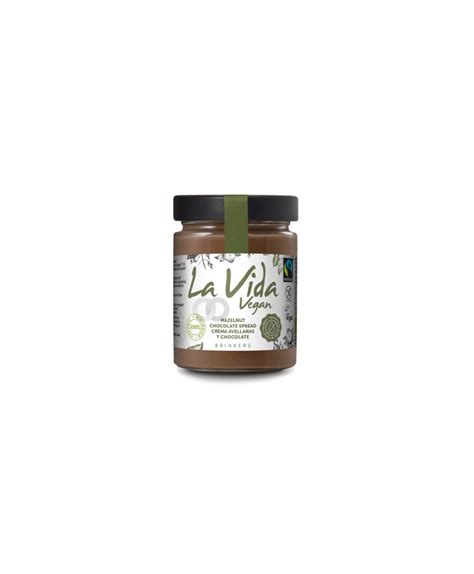 CREMA DE CACAO Y AVELLANAS ECOLÓGICA Y VEGANA 270gr