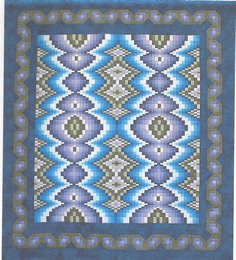 Lavender Blue Strip Pieced Quilt Pattern By Dereck Lockwood Of Lockwood