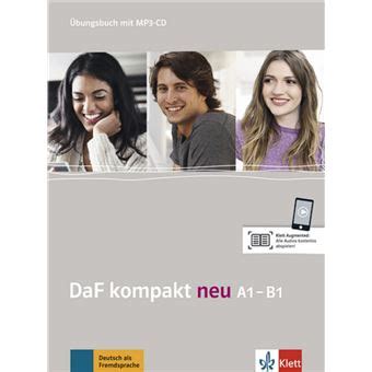 DaF Kompakt Neu A1 B1 Cahier D Exercices Livre Avec 1 CD Audio