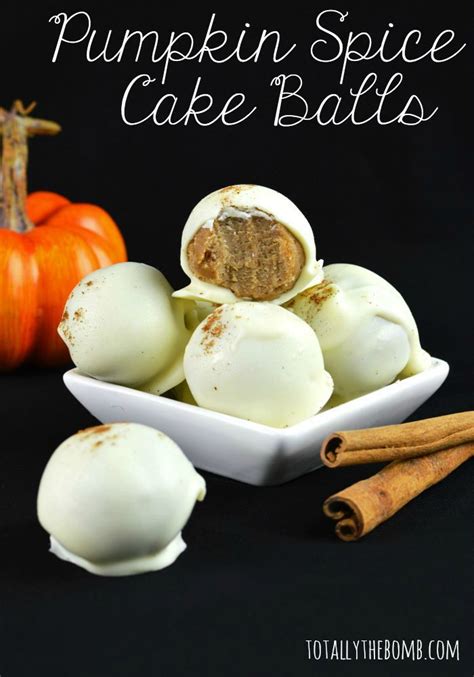 Chocolate Covered Pumpkin Spice Cake Balls Recipe Pumpkin Spice