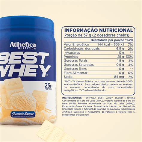 Best Whey 900g Chocolate Branco Carol Distribuidora