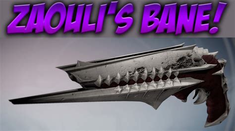 Destiny Kings Fall Raid Hand Cannon Zaouli S Bane Gameplay Youtube