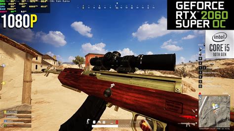 PUBG PC INTENSE BATTLE ROYALE RTX 2060 SUPER I5 10400 MEDIUM