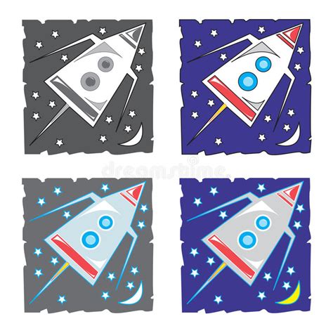 Spaceship Vector Illustration Stock Vector Illustration Of Spaceship