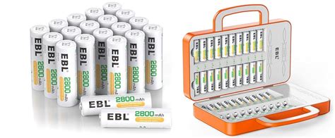 Amazon EBL 40 Slots Battery Charger With Rechargeable AA Batteries