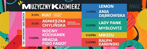 Muzyczny Kazimierz 2023 największe gwiazdy polskiej sceny w Kazimierzu