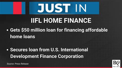 BQ Prime On Twitter IIFLHomeFinance Gets 50 Million Loan From U S