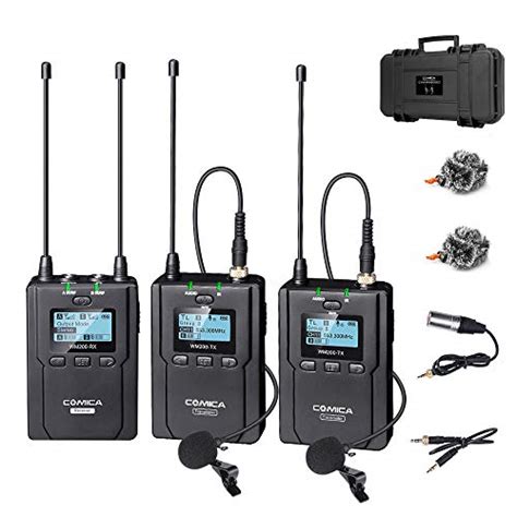 Wireless Microphone System COMICA CVM WM200A Professional 96 Channel