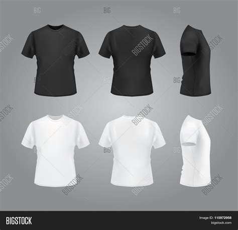 T-shirt Mockup Set, Vector & Photo (Free Trial) | Bigstock