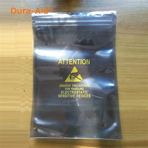 500pcs Zip Lock ESD Anti Static Electronic Accessories Shielding