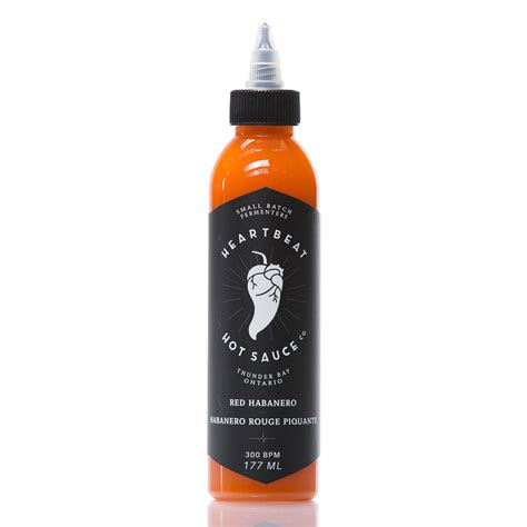 Heartbeat Red Habanero Hot Sauce 177ml Vegan Supply