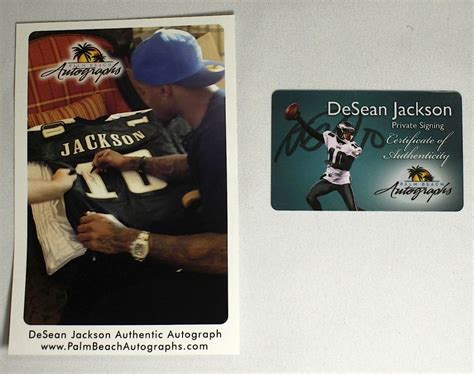 Desean Jackson Signed Eagles Jersey (JSA COA)