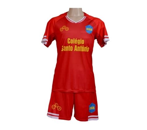 Uniforme De Futebol Vermelho E Amarelo Spenassatto Uniformes