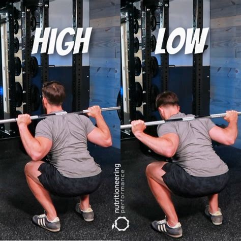 High Bar Vs Low Bar Squat Why Bar Position Matters