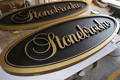 Custom Wood Subdivision Signs Hand Painted Signs Commercial Signs