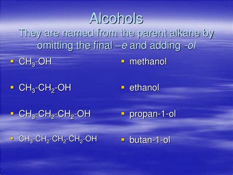 Ppt Alcohols And Ethers Powerpoint Presentation Free Download Id5524417