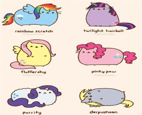 Pusheen Unicorn Wallpaper