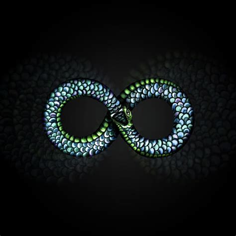 Ouroboros - Infinity Digital Art by Creativemotions