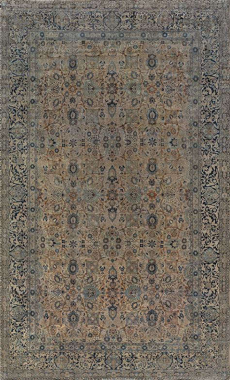 Fine Antique Persian Kirman Handmade Wool Carpet Index BB7290