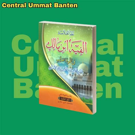 Jual Buku Kitab Pesantren Alfiyah Ibnu Malik Saku Ukuran X Cm