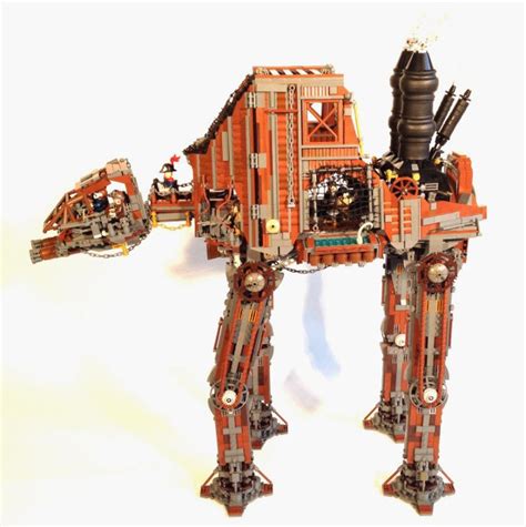 Un Sublime At At Version Steampunk En Lego Gentlegeek