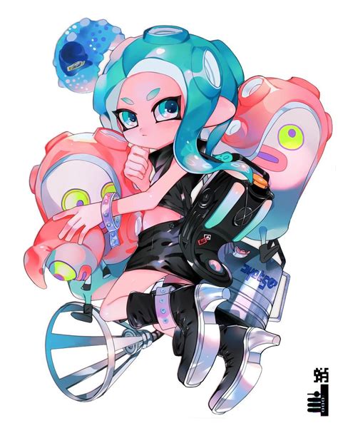 Ne On Twitter Splatoon 2 Art Splatoon Anime