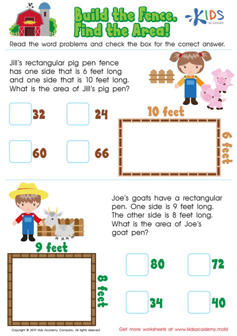 Extra Challenge Perimeter and Area Worksheets - Free PDF worksheets ...