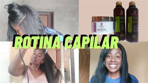 Rotina Capilar E Testando Reconstru O Linha Alphahall Youtube