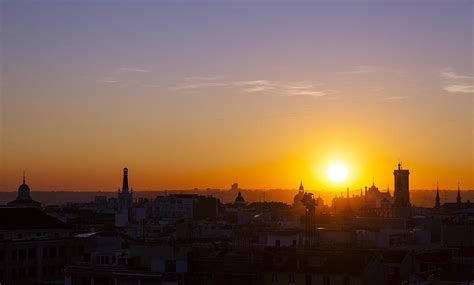 The Madrid city skyline, Spain Photograph by David Ortega Baglietto ...