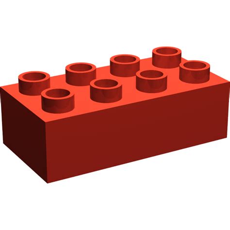 LEGO Red Duplo Brick 2 X 4 3011 31459 Brick Owl LEGO Marketplace